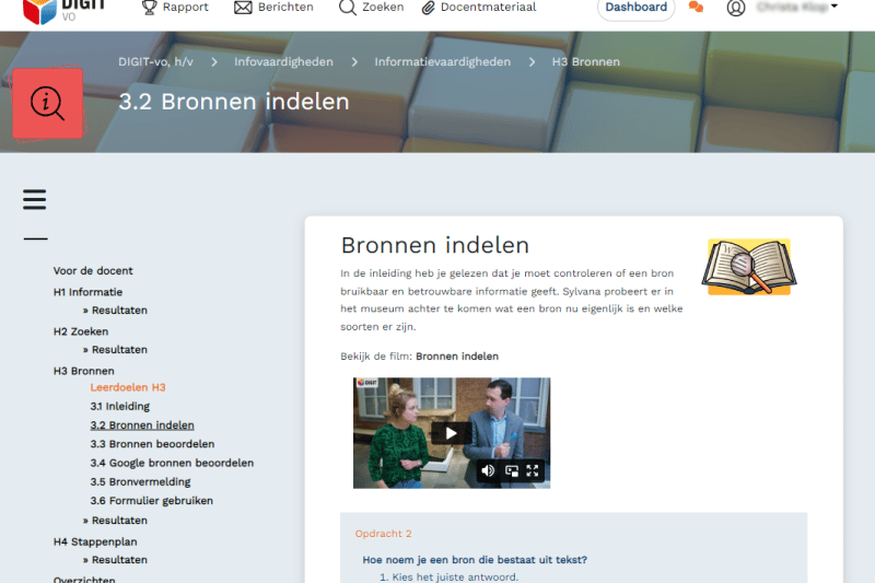 DIGIT Vo Informatievaardigheden 4