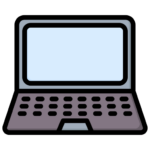 Illustratie van een laptop